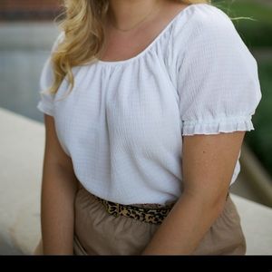 Madewell Puff Sleeve Top